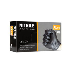 rękawice nitrylowe PREMIUM black